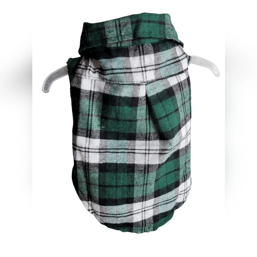 ``P25761 - Dog Plaid Flannel Shirt